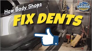 How do Auto Body Shops Fix Dents [upl. by Bucher]