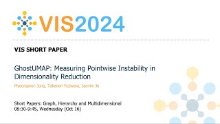 GhostUMAP Measuring Pointwise Instability in Dimensionality Reduction  Fast Forward  VIS 2024 [upl. by Ruth612]