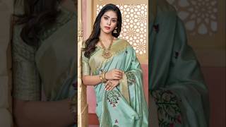 Embroidered Assam Silk Cotton Silk Saree [upl. by Tisha]