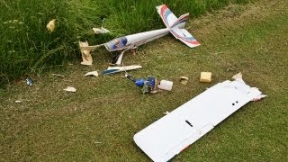 RC PLANE CRASHS amp MISSHAPS   PART 4 [upl. by Kristo]