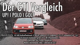 Vergleich  UP GTI vs POLO GTI vs GOLF GTI  Probefahrt  Schmidtmotorsport [upl. by Harpole137]