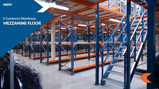 Mezzanine floor for ecommerce warehouse  WDX [upl. by Rakel910]