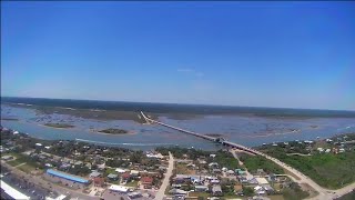 Holystone HS 700D drone a live look at Crescent Beach Florida from a birds eye [upl. by Doll]