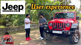 Jeep Wrangler Rubicon user review malayalam 85 lakh jeepwrangler jeep jeeplove offroading [upl. by Luckett]