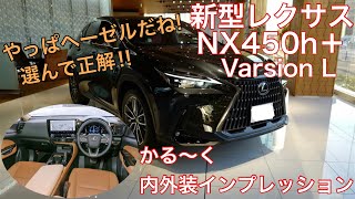 【新型レクサスNX】納車が楽しみ！新色ヘーゼルを選んで正解と思わせるカラー内装‼︎ [upl. by Lydie]