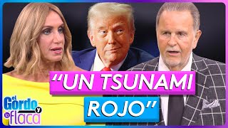 Raúl de Molina y Lili Estefan reaccionan a la victoria de Donald Trump  El Gordo y La Flaca [upl. by Einahpad]