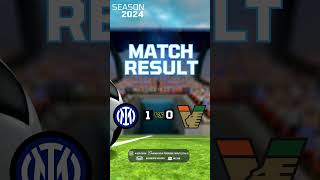 MATCH RESULT  Inter VS Venezia [upl. by Adnarim]