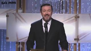 Ricky Gervais Golden Globes MonoOpen for 201020112012 [upl. by Aurie]