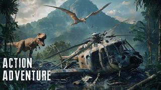 A plane crash threw them on a tropical island full of dinosaurs  Survival Adventure Film [upl. by Brooking]