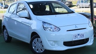 B5412  2014 Mitsubishi Mirage ES LA Auto MY15 Review [upl. by Lahsiv]