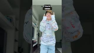 SAFARI  J balvin✨Tutorial✨ oye papi vamos con mis amigas shorts comobailar [upl. by Benedict490]