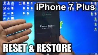 How To Reset amp Restore your Apple iPhone 7 Plus  Factory Reset [upl. by Ezeerb]