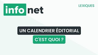 Un calendrier éditorial cest quoi  définition aide lexique tuto explication [upl. by Heger978]