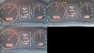 2005 Audi A4 20 TDI Accleration 0140  SD  ESP ONOFF  MultiTronic [upl. by Penhall]