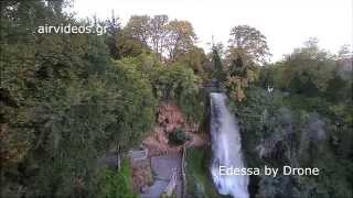 Edessa by Drone  Οι καταρράκτες της Έδεσσας από ψηλά [upl. by Auhso]