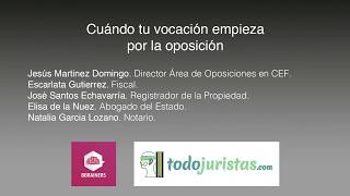 Cuándo tu vocación empieza por la oposición Oposiciones jurídicas [upl. by Alya466]