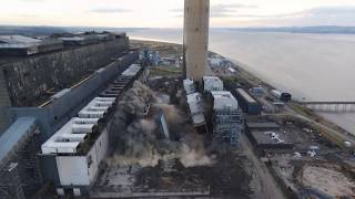 Longannet Demolition  December 2018 [upl. by Tabb834]