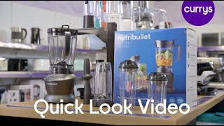 NUTRIBULLET Blender Combo  Quick Look [upl. by Newberry]