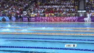 Womens 400m Freestyle Swimming Final  Singapore 2010 Youth Games [upl. by Weinman]