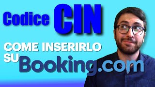 Come inserire il codice CIN su Booking  Tutorial [upl. by Sayres412]