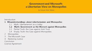 Misunderstandings about Libertarianism and Monopolies [upl. by Daniel]