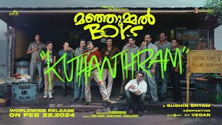 Kuthanthram  Manjummel Boys Promo Song  Chidambaram  Sushin Shyam ft Vedan  Parava Films [upl. by Towland]