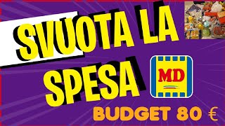 SVUOTA LA SPESA MDACQUISTI VANTAGGIOSI CON 80 EURO 🥰 [upl. by Klepac785]