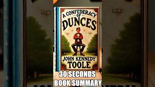 quotA Confederacy of Duncesquot by John Kennedy Toole  30 Seconds Summary  BookSummary 30SecondBooks [upl. by Bobina67]