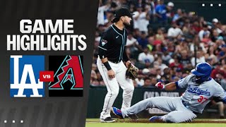 Dodgers vs Dbacks Game Highlights 9224  MLB Highlights [upl. by Terri]