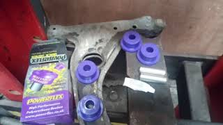 Opel Astra H OPC wishbone bush replacement [upl. by Baerman]