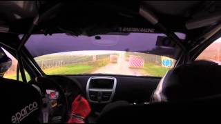 Rallye Epernay Vins de Champagne 2015 Dominique Rebout  Séverine Loeb Peugeot 207 S2000 [upl. by Gans]