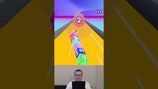 Jelly Tube Run 2048 ❗Level 108❗2048 games shorts [upl. by Ueik]