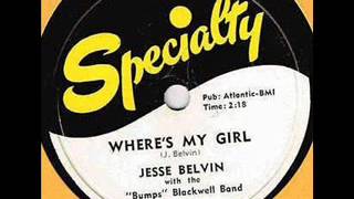 JESSE BELVIN Wheres My Girl 1955 [upl. by Odlopoel]