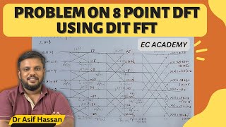 DSP44 problem on 8 point DFT using DIT FFT in digital signal processing  EC Academy [upl. by Betta456]