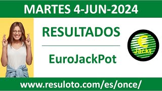 Resultado del sorteo EuroJackPot del martes 4 de junio de 2024 [upl. by Zullo]