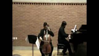 Miltiades Cassaras plays Popper s Tarantella for cello and piano [upl. by Zelle986]