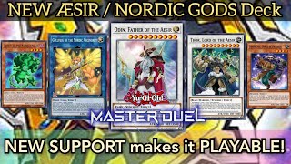 AESIR  NORDIC Deck w NEW Support  NEGATE EVERYTHING YuGiOh Master Duel [upl. by Katheryn]