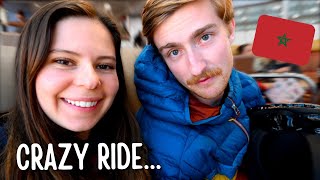 OUR FIRST FERRY RIDE FROM SPAIN TO MOROCCO our first impressions 🇲🇦 [upl. by Anirbys149]