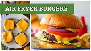 Air Fryer Burgers  So Easy and Delicious 🍔 [upl. by Eardna533]