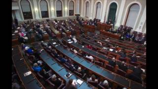 Time lapse of Maine Gov Paul LePages 2017 State of the State address [upl. by Ttoille772]