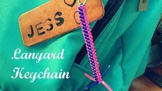 How to Make a Lanyard Keychain [upl. by Edgerton]