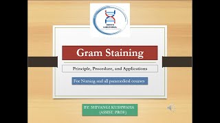 Gram Staining principle procedure and application for DMLT BMLT and nursing gramstaining [upl. by Schluter]