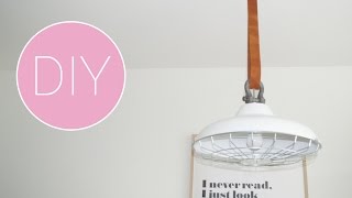 DIY Lederen hanglamp [upl. by Fiona]