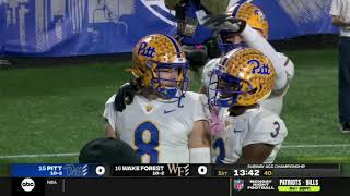 Pitt QB Kenny Pickett SICK Fake Slide TD Run vs Wake Forest  2021 College Football [upl. by Ennej193]