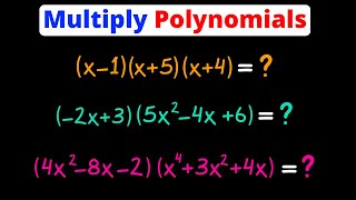 Multiply Polynomials  Monomials Binomials amp Trinomials  Eat Pi [upl. by Dryfoos]