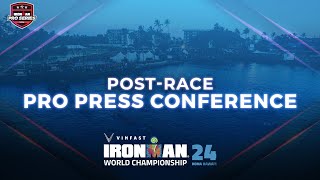 Post Race Press Conference  2024 VinFast IRONMAN World Championship Kona Mens Edition [upl. by Sheley673]