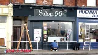 PVC 3D Lettering a Shop Front  Signarama Dublin [upl. by Neerak]