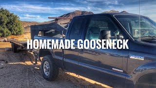 Homemade Gooseneck Hitch [upl. by Encratia955]