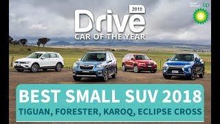 Best Small SUV Of 2018 Tiguan Forester Karoq Eclipse Cross [upl. by Martguerita]