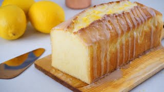 Super Moist And Velvety Lemon Loaf Cake [upl. by Amzu]